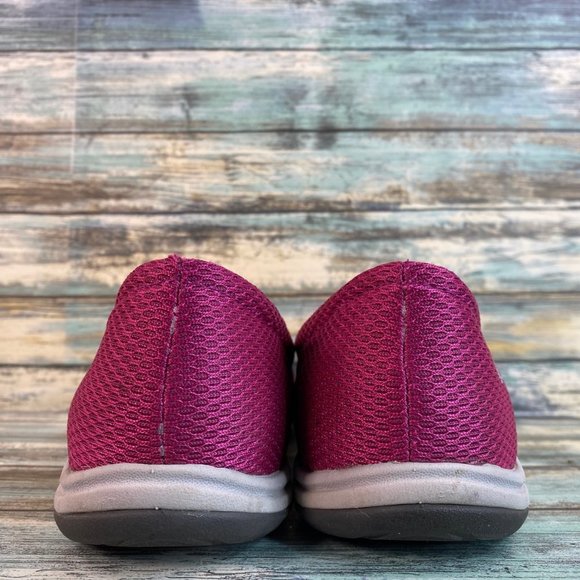 Eddie Bauer Pink Slip On Loafers Shoe Womens 9.5M Round Toe Walking Casual Flats - Picture 6 of 13